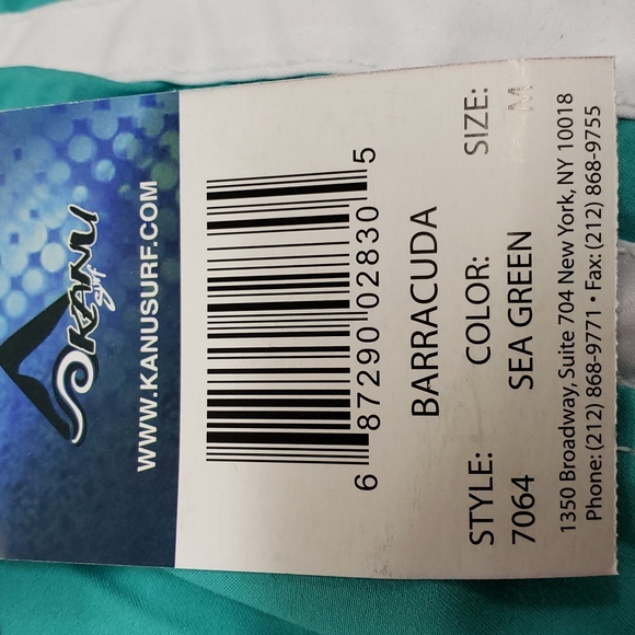 NWT Kanu Surf Men's Barracuda Swim Trunks size Medium - Picture 8 of 8